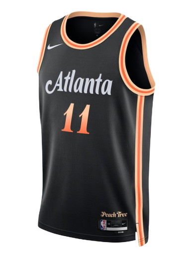 Sportmezek Nike Dri-FIT NBA Trae Young Atlanta Hawks City Edition 2022 Swingman Jersey Fekete | DO9584-010