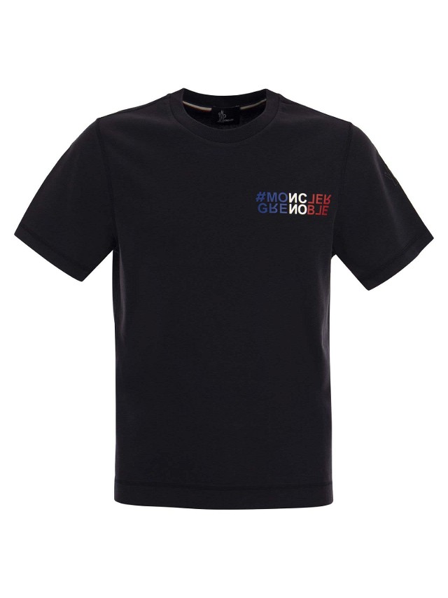 Póló Moncler Grenoble Logo T-Shirt Sötétkék | i20978c0000383927 773