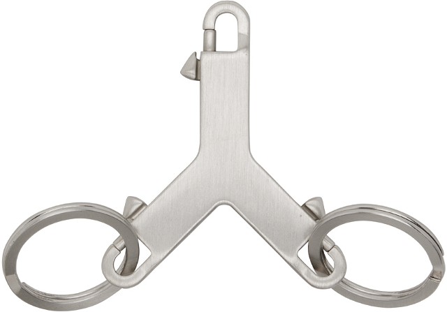 Kulcstartók Rick Owens Silver Small Cerberus Keychain Fémes | RA02D0589 MET
