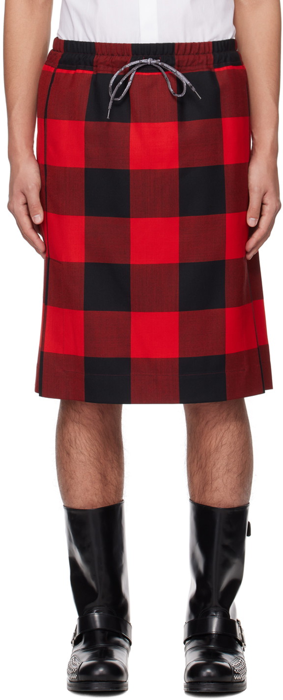 Rövidnadrág Vivienne Westwood Check Kilt Fekete | 2F01000W-W00R3-