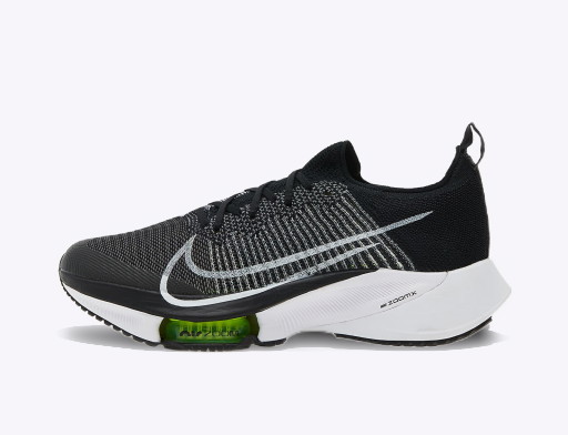 Fuss Nike Air ZoomX Tempo NEXT% Flyknit "Black White Volt" Fekete | CI9923-001