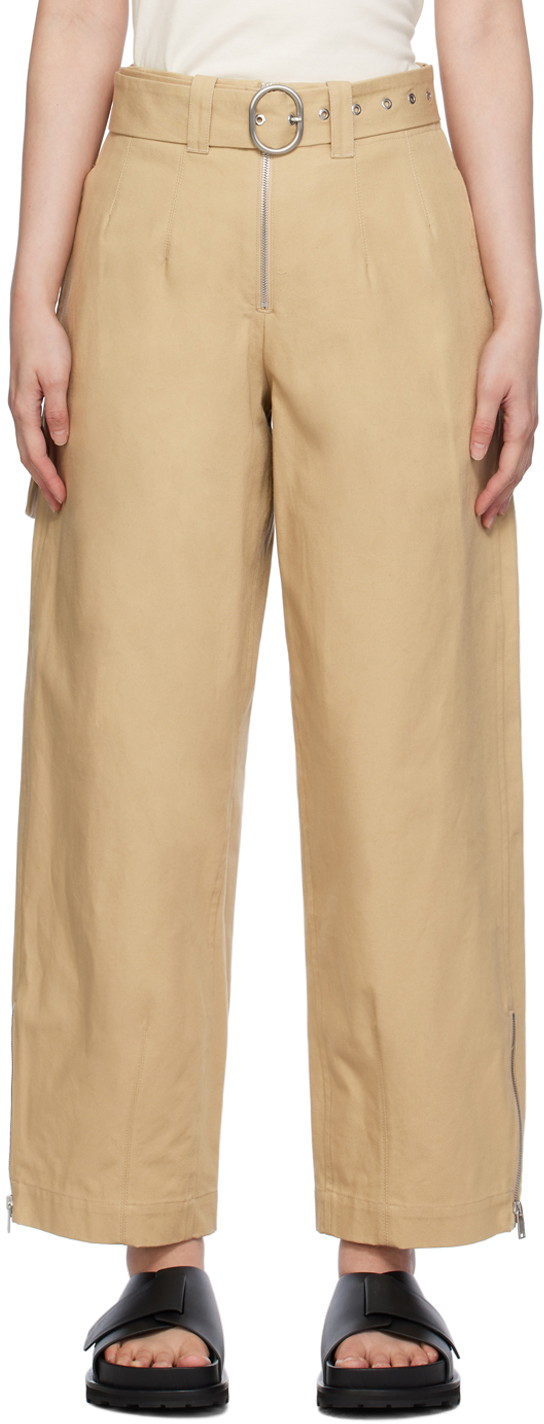 Nadrág Jil Sander Tailored Trousers Bézs | J40KA0178_J45136