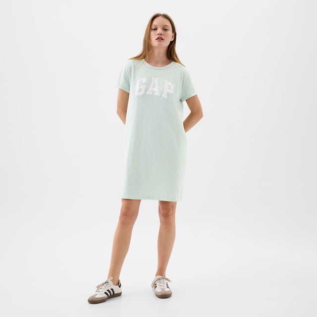 Dresses Logo Dress Soft Mint Green Shine