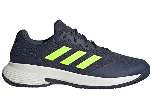 Sneakerek és cipők adidas Performance Gamecourt 2.0 Shadow Navy Lucid Lemon Core White Fekete | IE0854