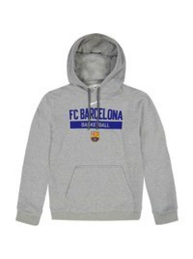 Sweatshirt Nike FC Barcelona Basketball Club Fleece Hoodie Szürke | DZ4678-063