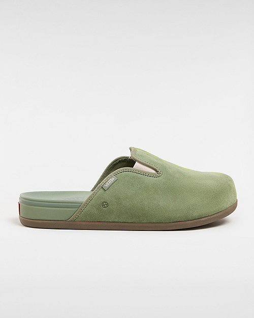 Sneakerek és cipők Vans Harbor Mule Vr3 Terry Cloth Shoes (terry Cloth Olivine) Unisex Green, Size 4.5 Zöld | VN000BCDAMB