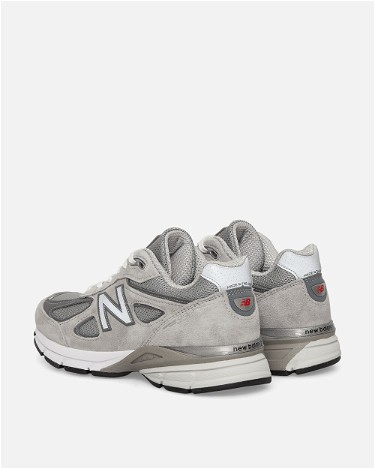Sneakerek és cipők New Balance 990v4 Made in USA Grey Silver Szürke | U990GR4, 3