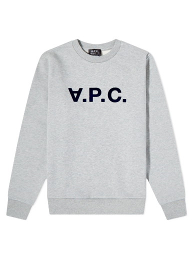 Sweatshirt A.P.C. Viva Inverted Logo Sweater Szürke | COFAX-F27644-PLA