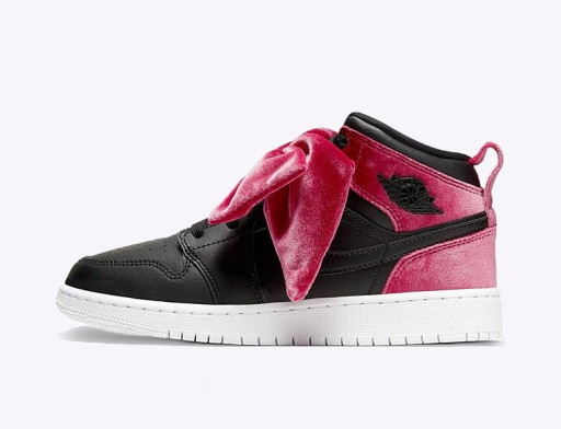 Sneakerek és cipők Jordan Air Jordan 1 Mid Bow XLD "Noble Red" GS Fekete | CK5678-006