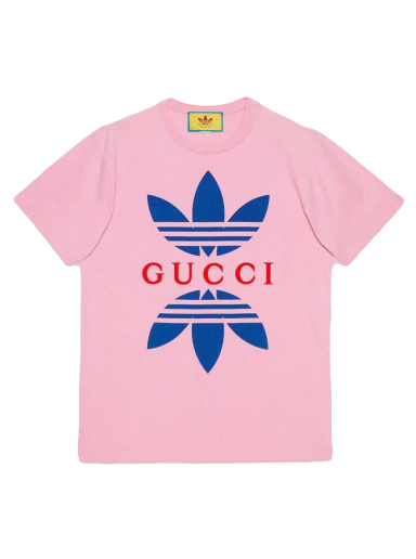 Póló Gucci adidas x Cotton Jersey T-Shirt Rózsaszín | ‎548334 XJEMJ 5904
