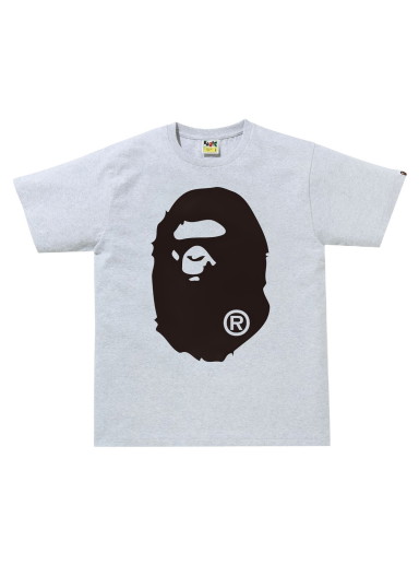 Póló BAPE Bicolor Big Ape Head Tee Szürke | 1I30-110-026