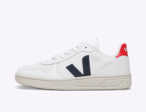 Sneakerek és cipők Veja V-10 Leather Extra Fehér | VX021267