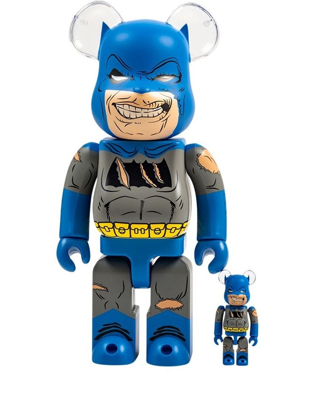 Gyűjthető Medicom Toy Batman TDKR: The Dark Knight Triumphant BE@RBRICK 100% & 400% set - Blue Sötétkék | MEDI294820971015