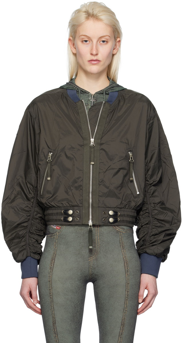 Bomber dzsekik Diesel G-Noak Bomber Jacket "Khaki" Szürke | A08450 0BIAM