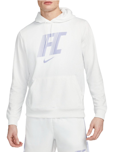 Sweatshirt Nike Dri-FIT FC Fleece Hoodie Fehér | dv9757-121
