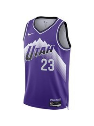 Sportmezek Nike NBA UTAH JAZZ DRI-FIT CITY EDITION SWINGMAN JERSEY LAURI MARKANEN Orgona | DX8521-507