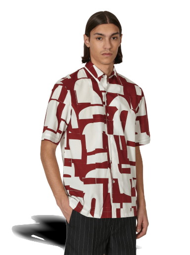 Ing Dries Van Noten Printed Cotton Shirt Többszínű | 231-020706-6001 358