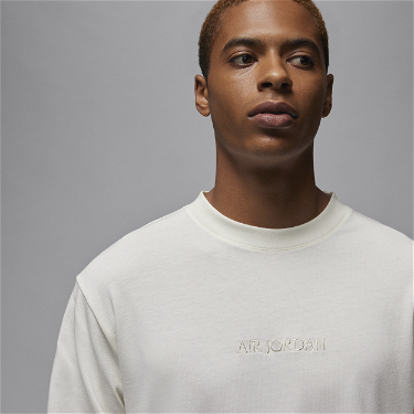 Sweatshirt Jordan Wordmark Long-Sleeve T-Shirt Fehér | FJ0702-133, 4
