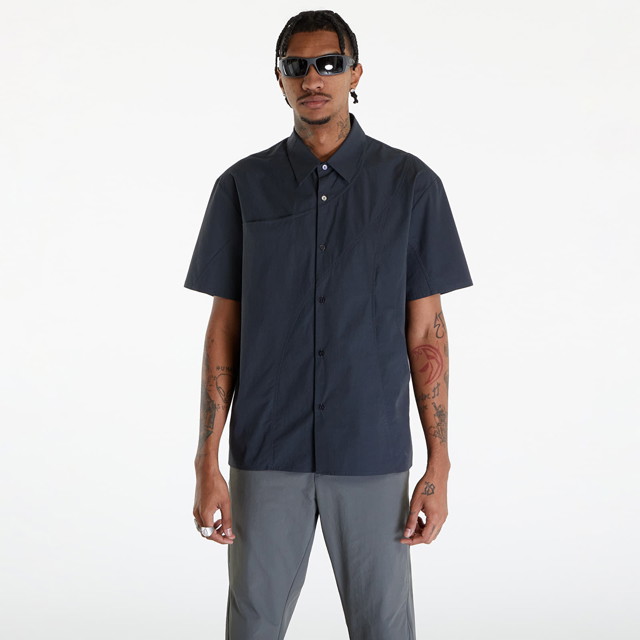 Ing Post Archive Faction (PAF) 6.0 Shirt Center Charcoal Fekete | 60TSCC-CHCOAL