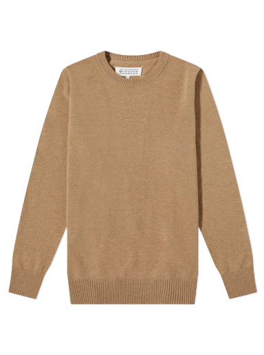 Pulóver Maison Margiela Classic Crew Knit Barna | S50HA1069-S17993-124M