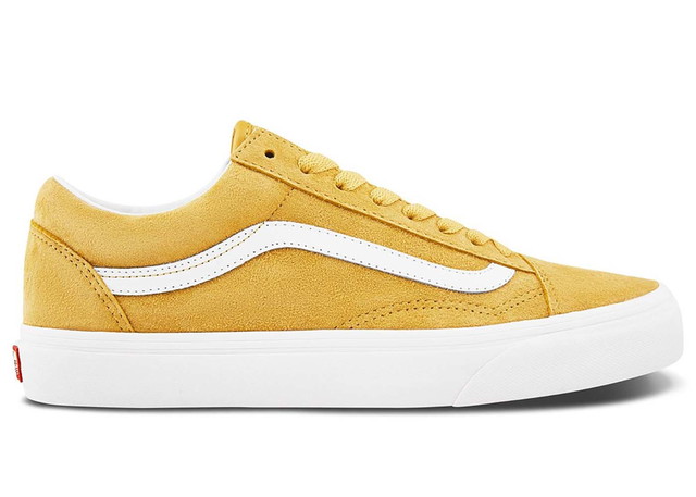 Sneakerek és cipők Vans Old Skool Pig Suede Honey Gold Sárga | VN0A4U3B18Z