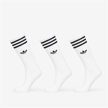 Zoknik és harisnyanadrágok adidas Originals Solid Crew Socks – 3 pack Fehér | IJ0734, 3