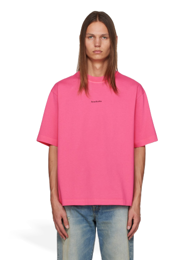 Póló Acne Studios Relaxed Fit T-Shirt Rózsaszín | BL0278-