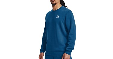 Sweatshirt Under Armour Essential Fleece Crew Sweatshirt Kék | 1374250-426, 1