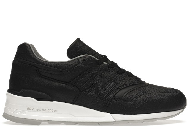 Sneakerek és cipők New Balance 997 Made in USA Bison Leather "Black" Fekete | M997BSO