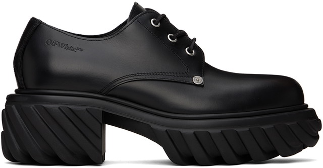 Sneakerek és cipők Off-White Black Exploration Derbys Fekete | OMIF029C99LEA0011010