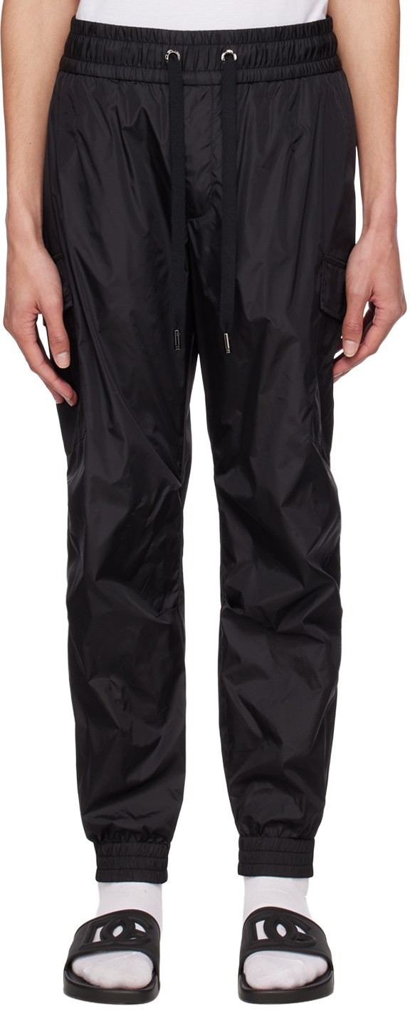 Oldalzsebes nadrágok Dolce & Gabbana Black Tag Cargo Pants Fekete | GVRYATFUMQG