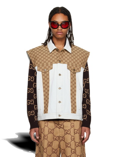 Mellények Gucci GG Vest Bézs | 756350 XDCLU