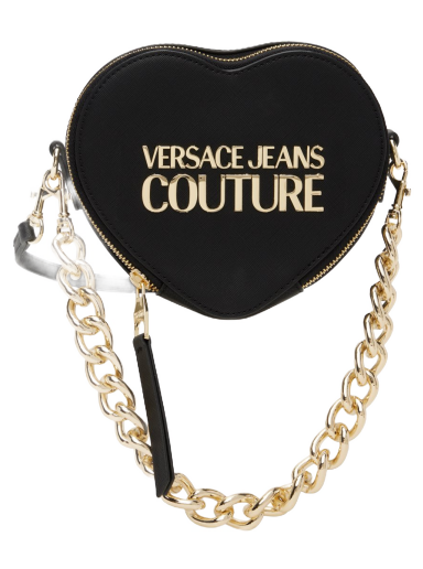 Jeans Couture Heart Lock Crossbody Bag