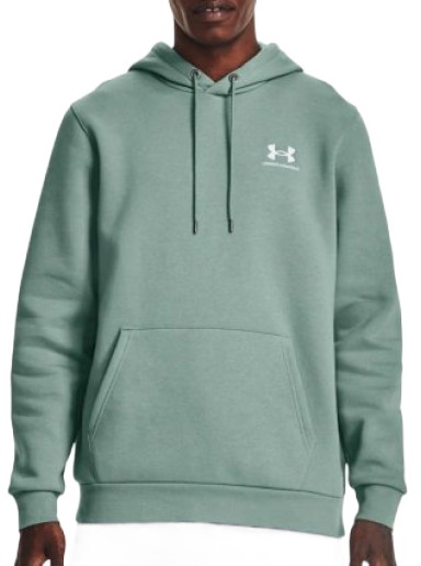 Sweatshirt Under Armour Hoodie Essential Fleece Zöld | 1373880-177