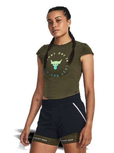 Póló Under Armour Rock Night Tee Zöld | 1380193-390