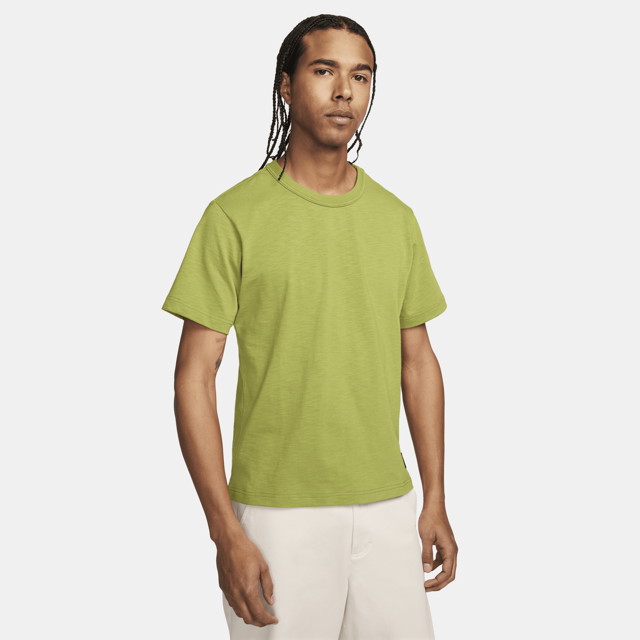 Póló Nike Life Knit Top Zöld | FN2645-377