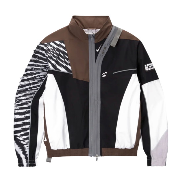 Dzsekik Nike Lab x Acronym Woven Jacket Brown Fekete | CZ4669-100