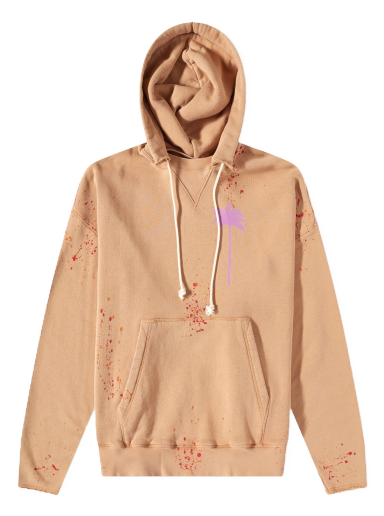 Sweatshirt Palm Angels Painted Popover Hoodie 
Narancssárga | PMBB104S23FLE0016235