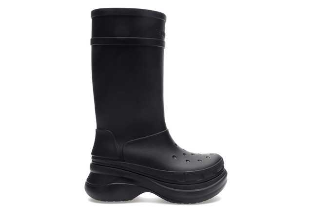 Sneakerek és cipők Balenciaga x Crocs Boot Black Fekete | 677384W1S8E1000