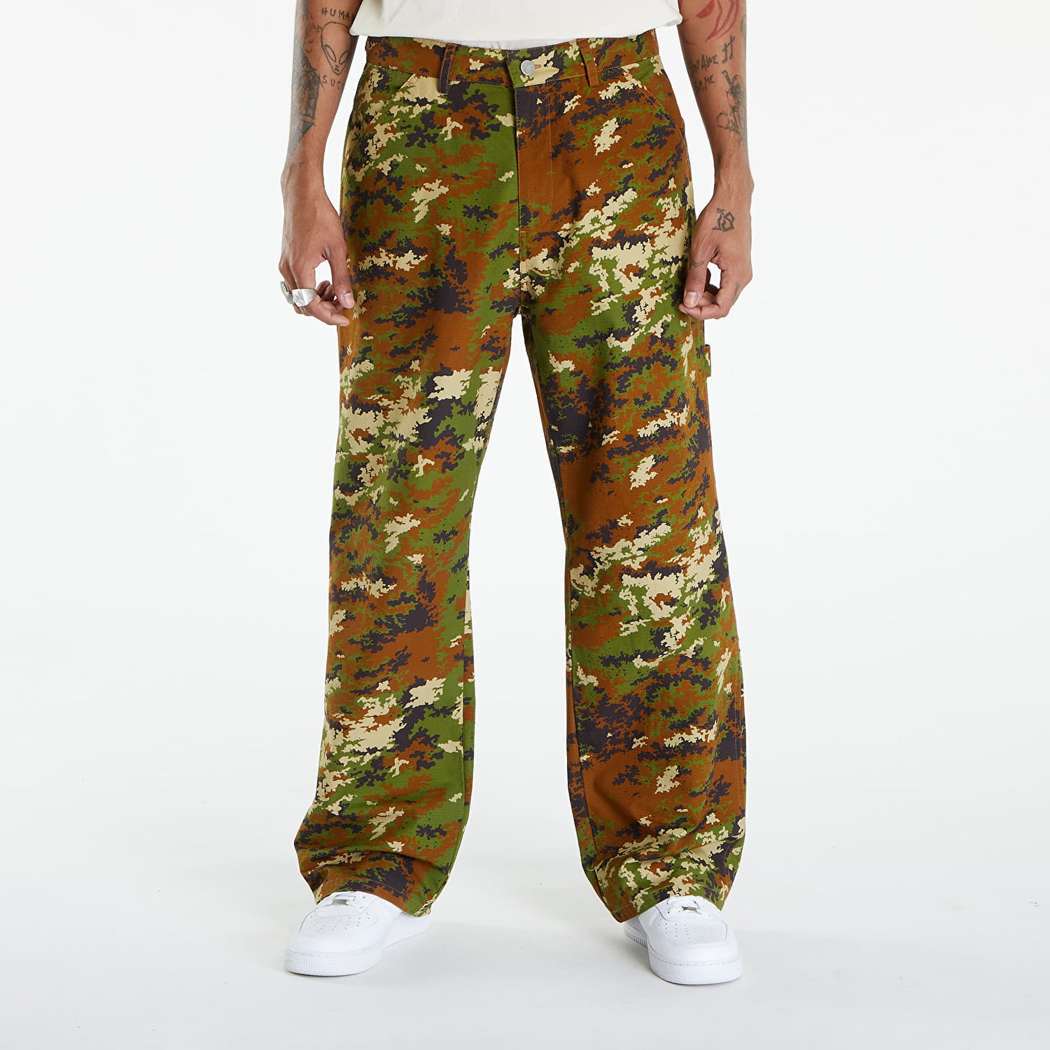 Nadrág Awake NY Camo Painter Pant Camo Multi Zöld | AWK-SP24-PA004-CAM, 0