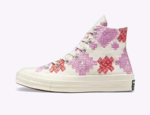 Sneakerek és cipők Converse Chuck 70 High "Bright Embroidery" Rózsaszín | A02183C