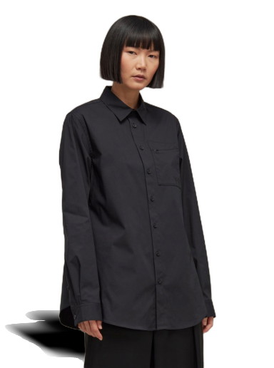 Ing Y-3 Classic Chest Logo Button-Down Shirt Fekete | HB1697