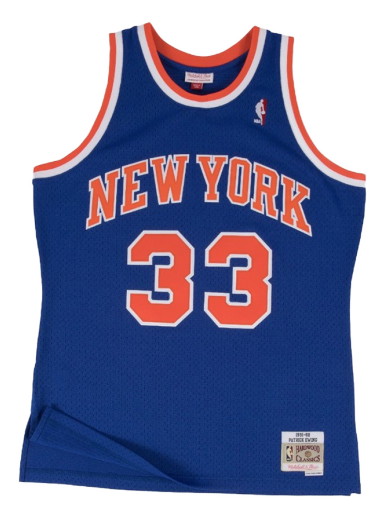 Trikók Mitchell & Ness Swingman Jersey New York Knicks Patrick Ewing Sötétkék | SMJYGS18186-NYKROYA91PEW