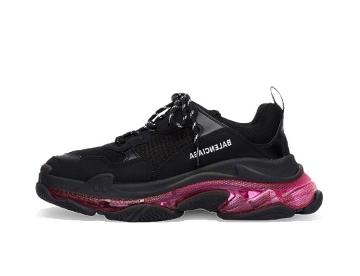 Sneakerek és cipők Balenciaga Triple S Clear Sole Neon Pink Fekete | 541624W2FR11053