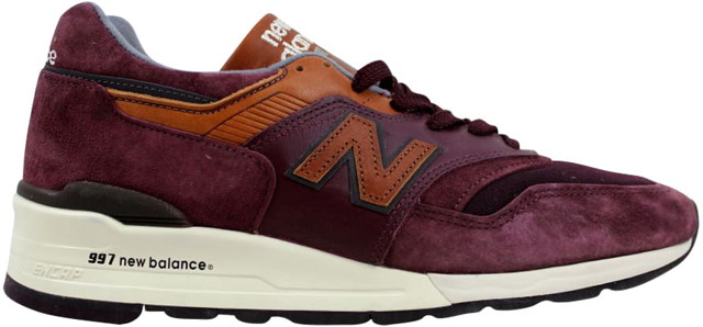 Sneakerek és cipők New Balance 997 Ski Pack "Burgundy" Burgundia | M997DSLR