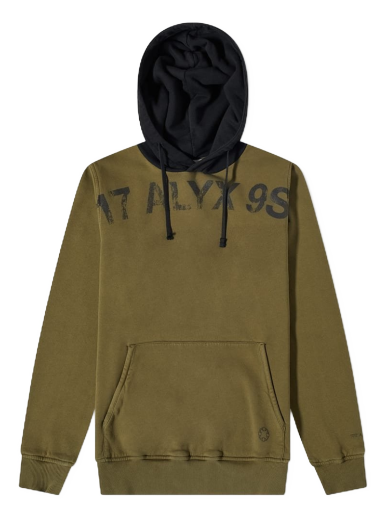 Sweatshirt 1017 ALYX 9SM Popover Fleece Hoodie Zöld | AAUSW0157FA01-GRN0004