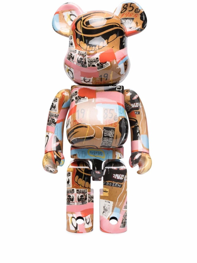Gyűjthető Medicom Toy Andy Warhol x Jean Michel Basquiat BE@RBRICK figure - Brown Bézs | 1000AWJMBFMULTI17503717