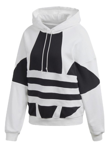 Sweatshirt adidas Originals Big Trifoil Pullover Hoodie Fehér | FS1306