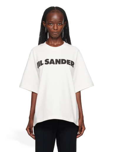 Póló Jil Sander Printed T-Shirt Fehér | J02GC0001_J45047