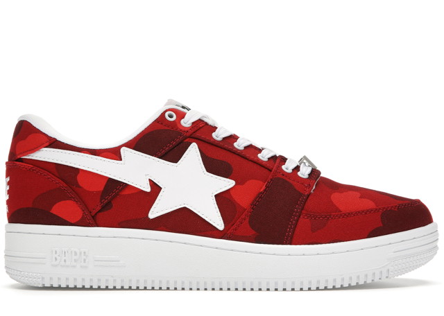 Sneakerek és cipők BAPE Bape Sta Low "Camo Red" 
Piros | 1H20191014
